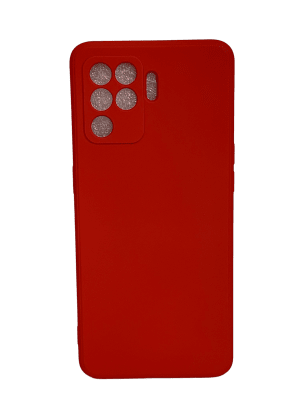 Carcasa Silicona Rojo Oppo Reno 5 Lite