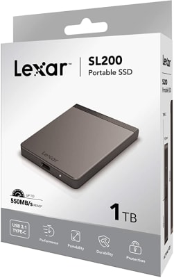 LEXAR Disco duro externo SSD 1 TB2