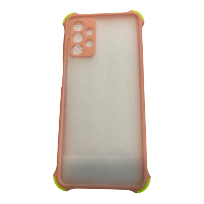 Carcasa Mate Bordes Reforzados Rosado A32