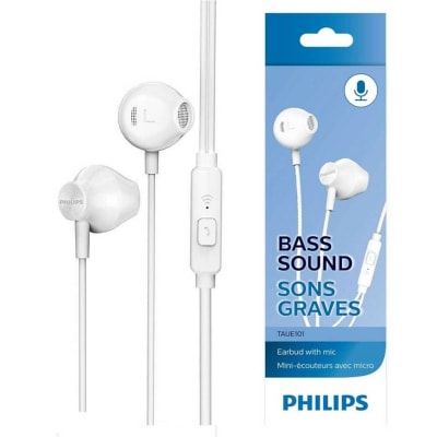 Audifono Philips Manos libre TAUE101 blanco2