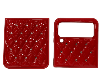 CARCASA CAPITONE ZFLIP 3 ROJO1