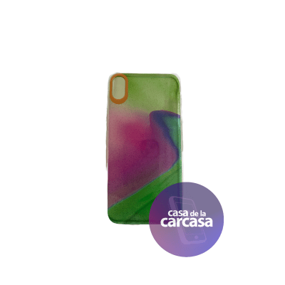 Carcasa Tornasol Brillo Morado iPhone XR1