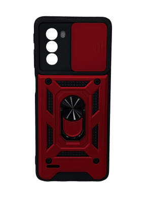 Carcasa Oppo Reno 6 Robotica rojo1