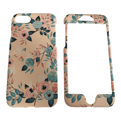 Carcasa Kutis 360° iPhone 7/8/SE 2020 Diseño Flor Vintage1