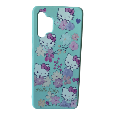 Carcasa A32 4G Hello Kitty Turquesa1