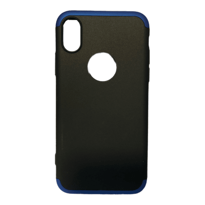 Carcasa Iphone X/XS GKK 360° Bordes Azul2