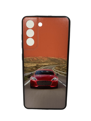 Carcasa S21 FE Diseño Auto Rojo1