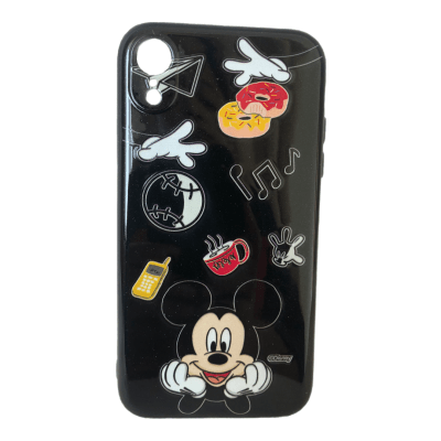 Carcasa iPhone XR Disney Mickey Negro1