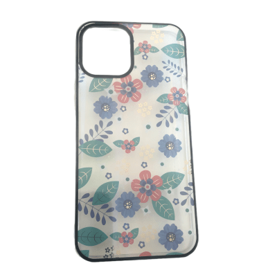 Carcasa iPhone 12 Pro Max Transparente Diseño Flor2