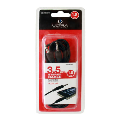 Cable Auxiliar ULTRA 1.8 mts. 3.5 mm.2