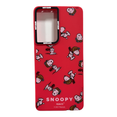 Carcasa S21 Ultra Snoopy Rojo1