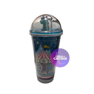 Vaso Luces Unicornio Rosa 272761