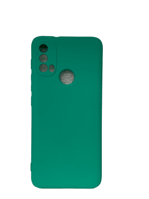 Carcasa Silicona Turquesa Motorola E30/E40