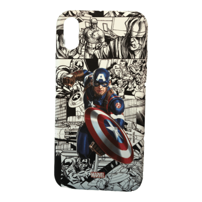 Carcasa Marvel iPhone X/XS Capitán América1