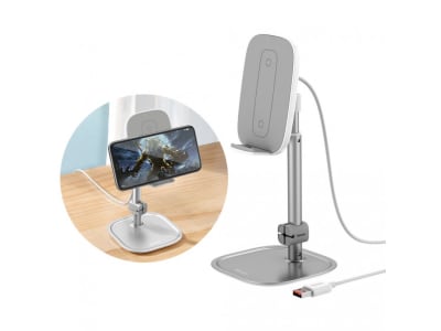 Soporte de Teléfono con Cargador Inalámbrico Baseus Desktop Bracket1
