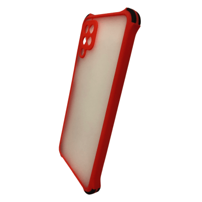 Carcasa Mate Bordes Reforzados Rojo A121