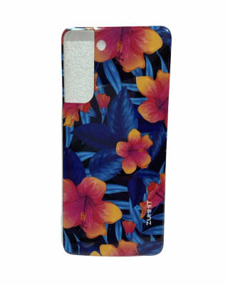 Carcasa S21 Silicona Flores1