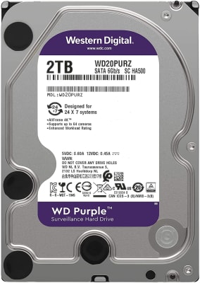 Disco Duro Interno Hard Drive WD Western Digital 2TB WD20PURZ1
