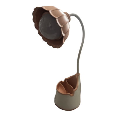 Lampara Flor Portalapices Rosado1