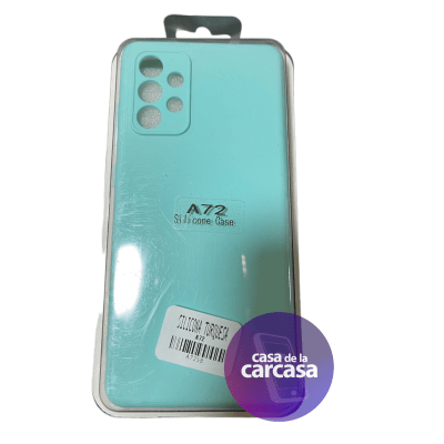 Carcasa Silicona Turquesa A721