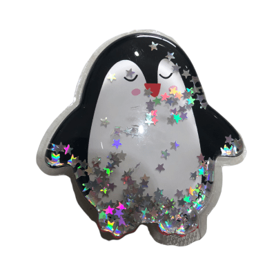 Pop Socket 2.0 Diseño Pinguino Brillos1