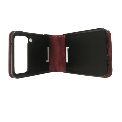 Carcasa ZFlip 3 Billetera Marrón2