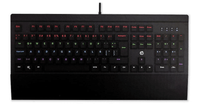 TECLADO GAMER MECANICO HP RGB GK500