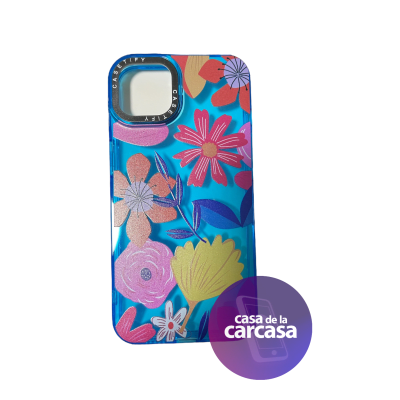 CARCASA CASETIFY IP 13 CALIPSO FLORES1