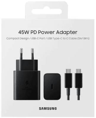 Cargador Samsung 45W USB-C Cable 5A/1.8m