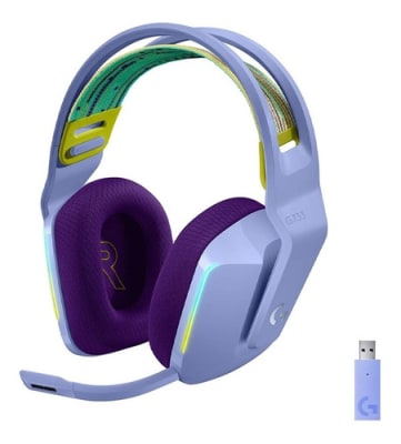 Audifono Gamer Logitech G733 LIGHTSPEED Wireless RGB Lila