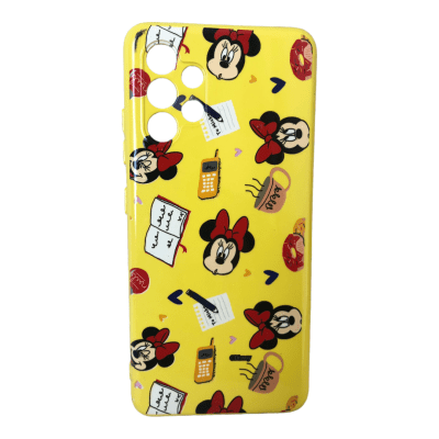 Carcasa A32 4G Disney Minnie Amarillo1