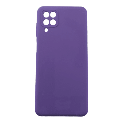 Carcasa A12 Silicona Morado1