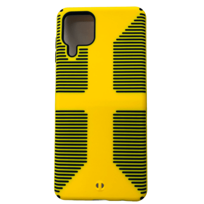 Carcasa A12 Amarilla y Lineas1