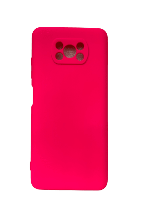 Carcasa Silicona Rosada MI Poco X3