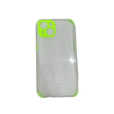 Carcasa iPhone 13 Transparente Cámara Color Verde1