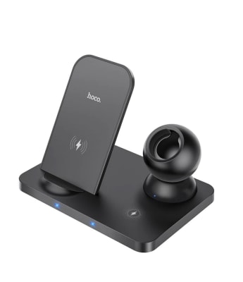 Set Cargador 3 en 1 Hoco Iphone/Airpod/AppleWatch