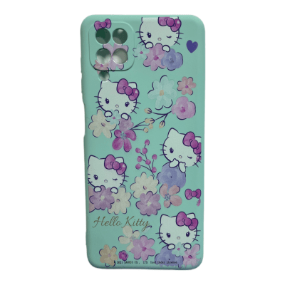 Carcasa A12 Hello Kitty Turquesa1