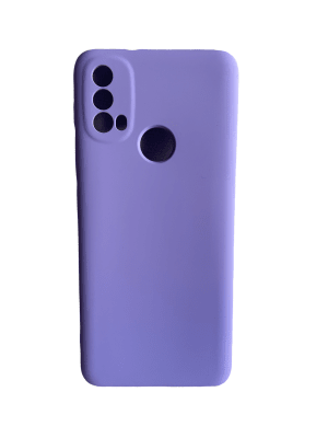 Carcasa Silicona Lila Moto E30/E401