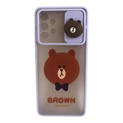 Carcasa A32 4G Transparente Oso1