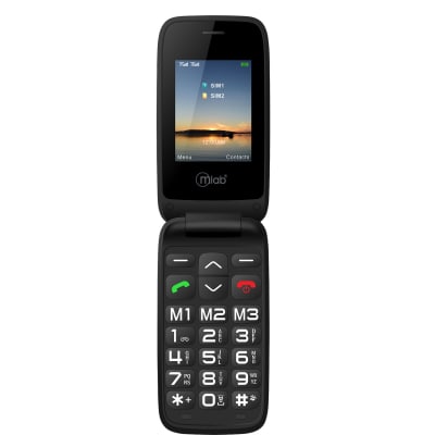Telefono con Tapa Senior Mlab SOS 4G Negro 92041