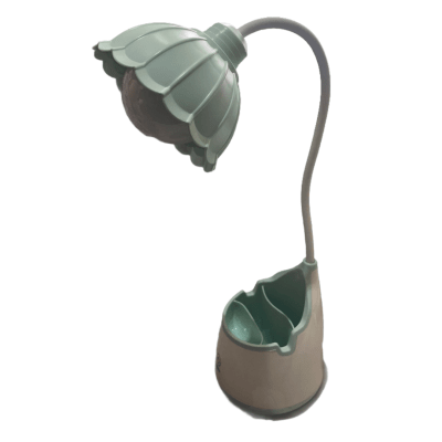 Lampara Flor Portalapices Celeste1