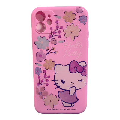 Carcasa iPhone 11 Hello Kitty Rosado1