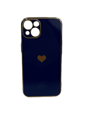 carcasa iph 13 corazones azul2