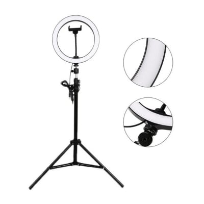 Aro de luz con tripode y porta celular PHILCO 10