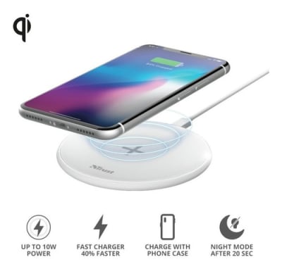 Trust QYLO Cargador Inalámbrico Blanco4