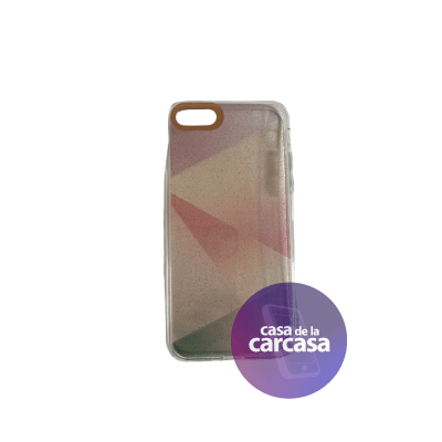 Carcasa Tornasol Brillo Rosa iPhone 7/8/SE