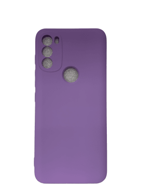 Carcasa Silicona Morada Motorola G711