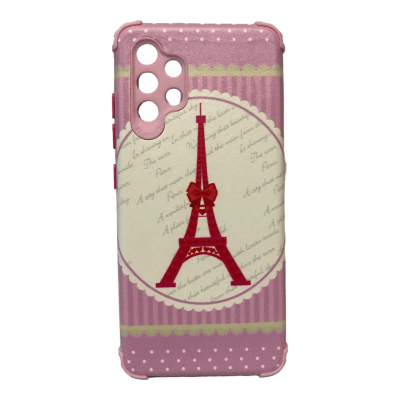 Carcasa Diseño Eifel Rosa A32 4G1