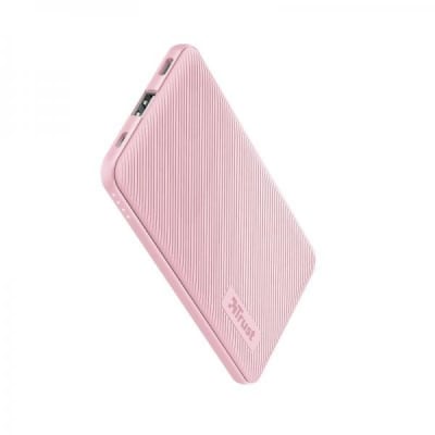 Trust Power Bank 5000 mAh ROSADO2