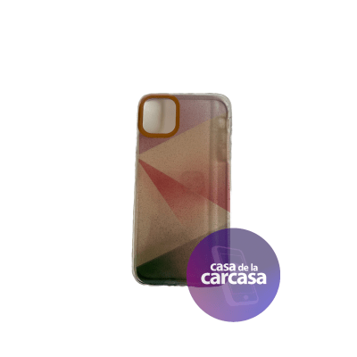 Carcasa Tornasol Brillo Rosado iPhone 111